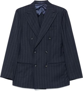 Barba Blazer a righe - Blu