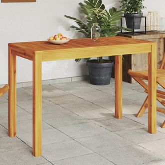 vidaXL Mesa De Comedor De Jard&iacute;n Madera Maciza De Acacia 110x55x75 Cm Vidaxl