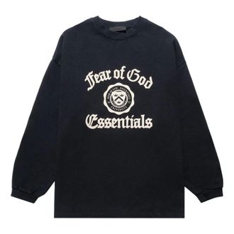 Fear of God FW24 Heavy Long Sleeve T-Shirt Black 125HO242010F