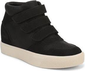 Blowfish Zest Wedge Sneaker in Black Faux Suede at Nordstrom Rack, Size 8.5