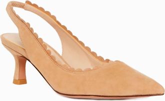 Pelle Moda Womens Kelsa Low Heel In Latte
