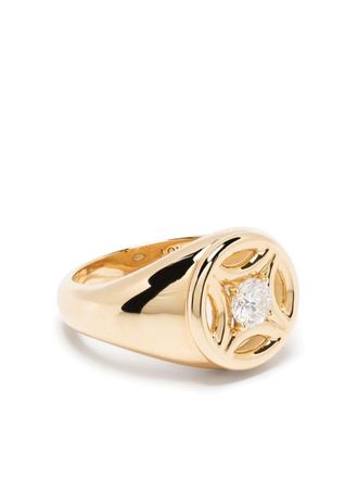 Loyal.e Paris Anello Perp&eacute;tuel.le in oro giallo 18 carati riciclato