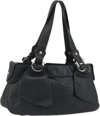Ferragamo Pre-owned Tote Bag - Dames - Vintage Schoudertas - Zwart - ONE Size - Leer - Vintage