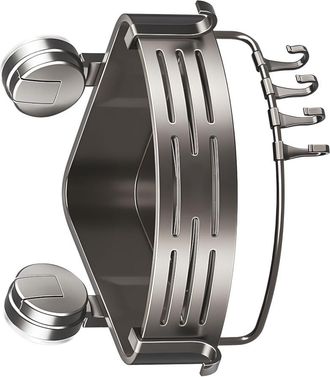 OEM Estanter&iacute;a De Ba&ntilde;o Con Ventosa - Gris Oscuro