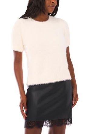 Vince Camuto Short Sleeve Sweater in New Ivory at Nordstrom Rack, Size X-Small