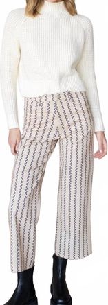 Emerson Fry Everyday Loki Stripe Pant In Ginger Iron