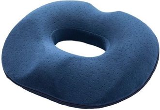 OEM Coj&iacute;n Ortop&eacute;dico De Espuma Viscoel&aacute;stica Con Forma De Dona Para Aliviar Las Hemorroides Y El Dolor De Coxis Posparto, Ideal Para Silla De Ruedas, Asie