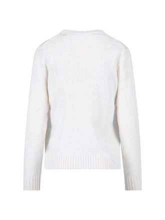 Polo Ralph Lauren Womens Sweaters White Linen