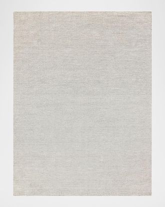 Exquisite Rugs Key West Hand-Tufted Light Silver Rug, 8 x 10