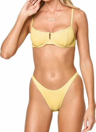 L*Space Rocky Bikini Bottoms In Daisy