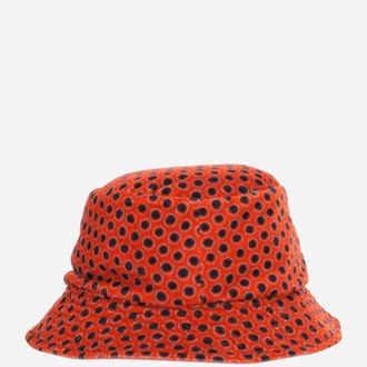 Grevi Womens All-Over Pattern Bucket Hat Powder Cotton