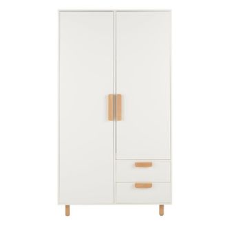 Maisons du monde Armario de 2 puertas y 2 cajones color crema 100