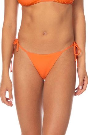 Maaji Orange Sunning Reversible Side Tie Bikini Bottoms at Nordstrom, Size X-Small