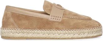 Valentino Garavani Loafers - Heren - Loafers - Bruin - 43 EU - Leer - Schoenen