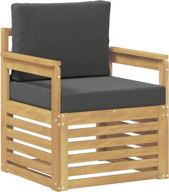 vidaXL 2 Pieza Conjunto De Sof&aacute;s De Exterior Poli&eacute;ster Vidaxl