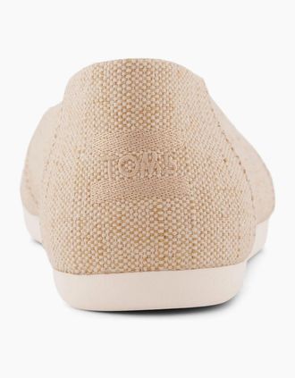 Toms Womens TOMS Alpargata Textile Womens Champagne Trainers - Gold - Size: 7