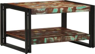 vidaXL Vidaxl - Coffee Table Multicolour 70x50x38 cm Solid Wood Reclaimed