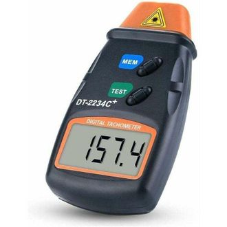 OEM Tachimetro Digitale, Tachimetro Senza Contatto, Tachimetro Digitale Lcd, Intervallo Di Misurazione 2,5 Rpm-99.999 Rpm, Con 3 Strisce Riflettenti E Bor