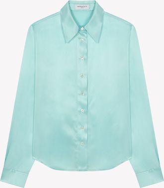 Serena Bute Silk Serena Shirt - Spearmint