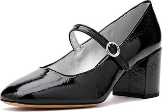 Kate Spade New York Halo Mary Jane High Heel Pumps Womens Dress Sandals Black : 10.5 M, Leather