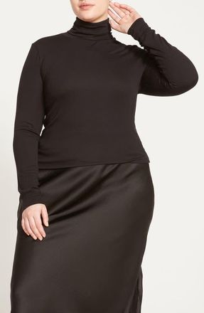 Universal Standard Foundation Turtleneck in Black at Nordstrom, Size Xl