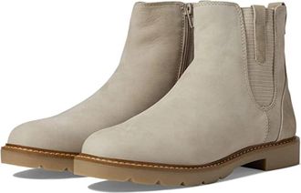 Rockport Womens Rockport Kacey CJ0055 Bootie Taupe Suede Side Zip Ankle Boots HTAT258