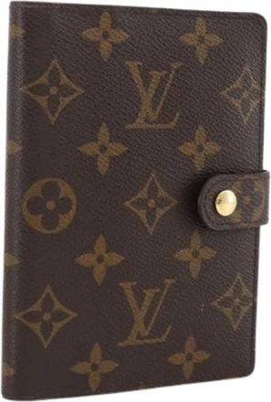 Louis Vuitton Pre-owned Wallets, female, Brown, Size: ONE SIZE Pre-owned Day Planner Cover