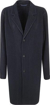 Issey Miyake Jassen, Heren, Bruin, M, Polyester, Basics Jas