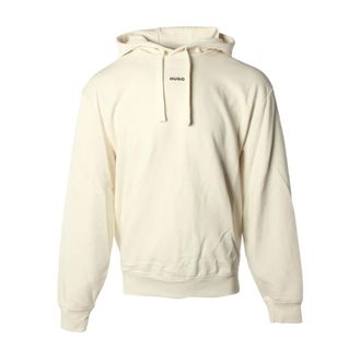 HUGO BOSS Hoodies & sweatvesten, Heren, Beige, M, Katoen, Dapo Hoodie