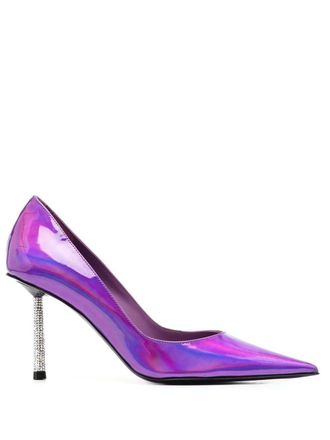 Le Silla Pumps Bella 90mm iridescente - Viola