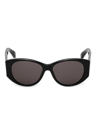 Balenciaga Occhiali da sole BB con montatura ovale - Nero