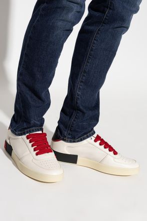 Dolce & Gabbana Portofino Sports Shoes, Mens, Cream