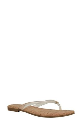 Tommy Hilfiger Vela Flip Flop in Clear at Nordstrom, Size 6.5