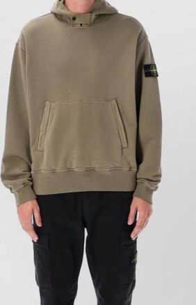 Stone Island cotton hooded sweatshirt