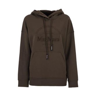 Max Mara Hoodies, female, Brown, Size: XS Andrea Sweatshirt