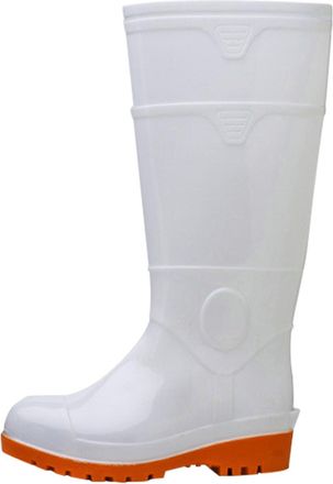 Generic Mens Knee High Rain Boots Men Waterproof Anti-Slip Labor Rain Shoes with PVC Outdoor Lightweight Durable Slip On Rubber Mud Boots for Agriculture and 