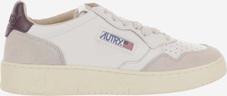 Autry Womens Sneakers Medalist Low Brown Cow Leather Trainers