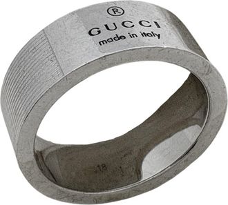 Gucci Silver Silver 925 Band Ring (Pre-Owned)
