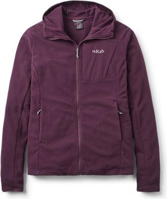 RAB Tecton Hoody Fleecejacke f&uuml;r Damen | lila