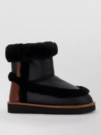 Chlo&eacute; shearling ankle boots
