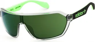 adidas OR0022 20Q Grey/Green Mirror