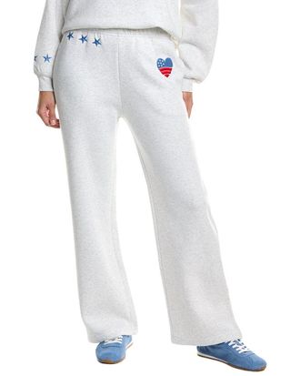 Vintage Havana Usa Embroidered Surfwash Wide Leg Pant