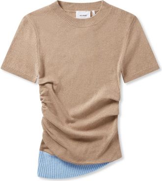 Axel Arigato Round-neck Truien - Dames - Ronde hals truien - Beige - S - Truien & Vesten
