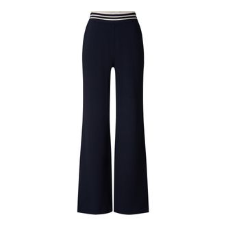 Bogner Josie knitted trousers for women - Navy blue - 34