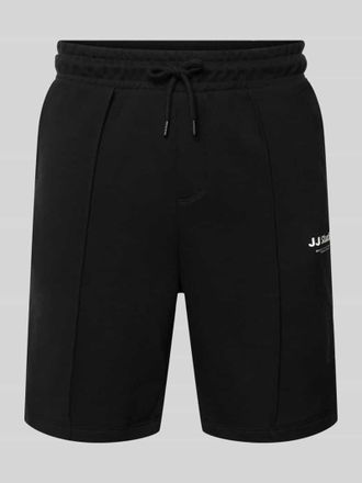 Jack & Jones Jack & Jones Sweatshorts mit Logo Model KANE in Black, Gr&ouml;&szlig;e XXL