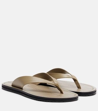 A.Emery Flora leather thong sandals