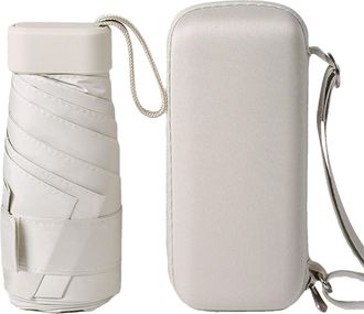 Generic Portable Sun Shade Umbrella, Upf 50+ Small Lightweight & Tiny Umbrella, Outdoor Sun&rain Travel Umbrella, Lightweight & Tiny Portable Umbrella, 35inch