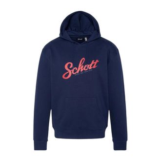 Schott NYC Schott Nyc, Hombre, Sudaderas, Azul, Talla: S