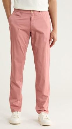 Brax Fabio IDX Flat Front Modern Fit Cotton Blend Chinos in Coral at Nordstrom Rack, Size 36 X 34