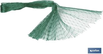 cofan Malla Antipajaros 2x10m 7g/m2, Red De Malla Anti P&aacute;jaros Ligera, Robusta Y Muy Suave. Act&uacute;a Como Defensa Pasiva Contra Los P&aacute;jaros, De Tal Forma Que P